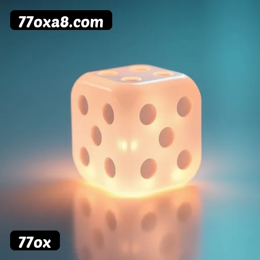 App 77ox para iOS e Android — interface mobile, login biométrico e PIX integrado